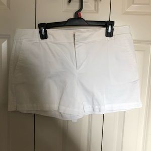 New York & Co. White Shorts